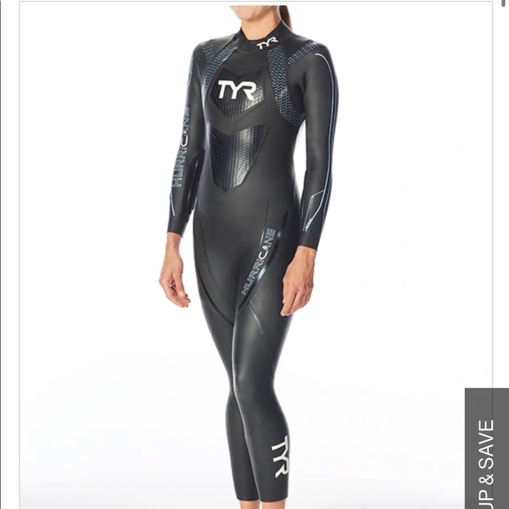 Womens TYR Hurricane Category 2 Wetsuit Size M